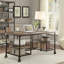 Bureau d'écriture 1pc avec 4 tablettes sur roulettes Modern
