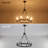 8 - Light 25.95" Dimmable Farmhouse Candle Style Wagon Wheel Chandelier With Glass Shape For Dining Room-787419254