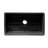 ALFI brand ABF3219SUD-GM Grey Matte 32" x 19" Fireclay Single Bowl Undermount / Drop In Kitchen Sink w Grid-105340625