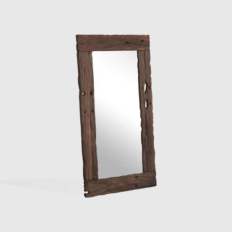 Rectangle Solid Wood Full Length Mirrors, 82.68" x 43.31"