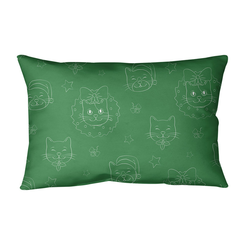 Coussin de noël, Vert