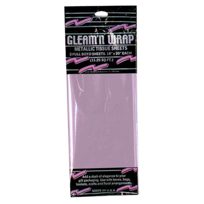 Feuilles métalliques Gleam 'N Wrap, Rose