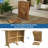 Velari Teak Outdoor Bar Set - 3 Pieces