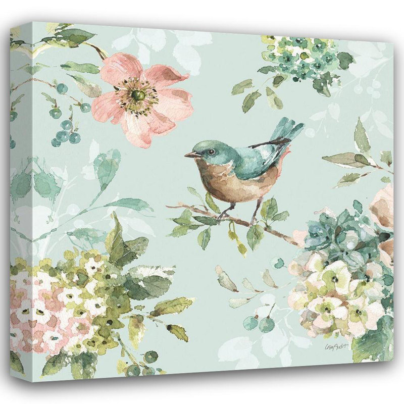 Lark Manor ™, œuvre d'art sur toile tendue de la galerie Lisa: Mint Crush 06 on Mint, H 20 po x l 20 po