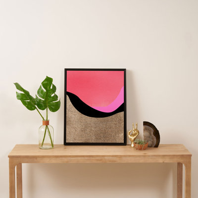 Reproduction d’art graphique sur toile, "One-of-a-kind original dune" par Georgiana Paraschiv