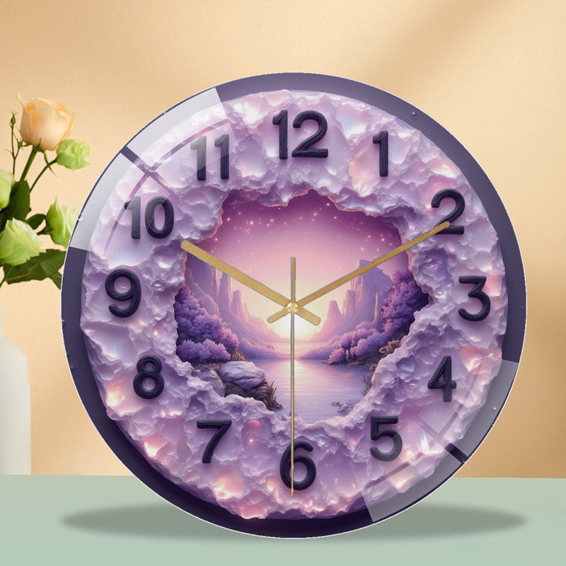 Horloge murale Geode