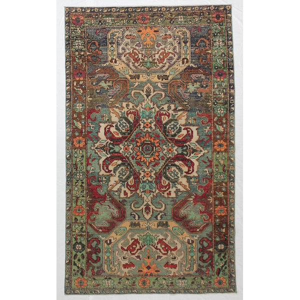 Home and Rugs 4X8 Vintage Anatolian Distressed Turkish Dowry Tribal ...