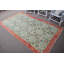 Tapis beige classique à motif floral turc Oushak convenant à la décoration de chambre à coucher et à la maison