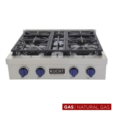 30" 4 Burner Cooktop