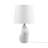Asymmetrical Ceramic Table Lamp Grey See below
