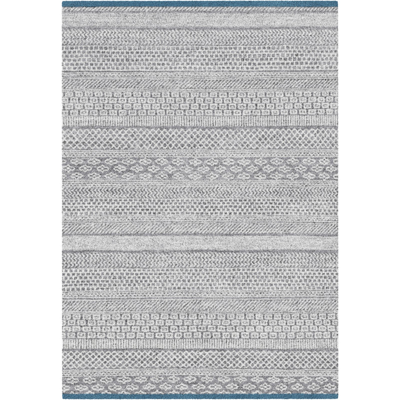 Joelene Geometric Shag Area Rug, Rectangle 120cm x 170cm
