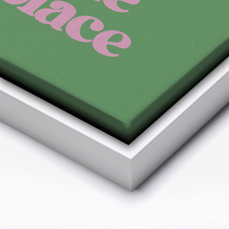 This Must Be The Place No4, Canvas, 24"H x 32"W, White Framed