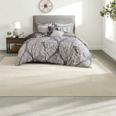 Ensembles de literie de qualité pour très grand lit en polyester damassé multicolore, parfaits pour la maison