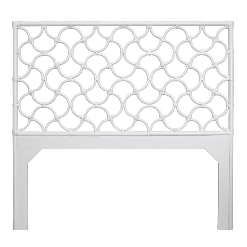 Mar Collection Headboard, White, Queen