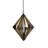 Shaw 6 - Light Geometric Chandelier