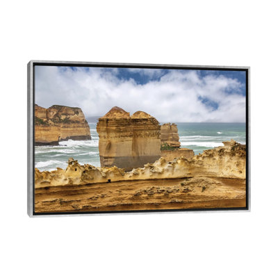 Twelve Apostles Sea Stacks And Coastline, Great Ocean Road - Wall Art Print - Wrapped Canvas
