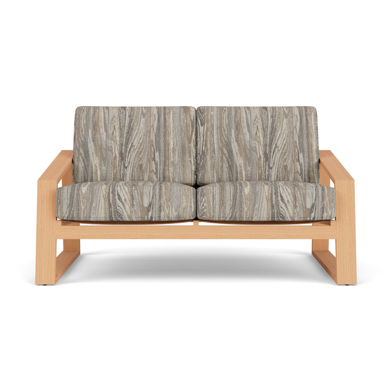Pursuit Outdoor 2 - Seat Loveseat, Woodgrain Ash