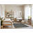 Machine Washable Solid Gray Area Rug