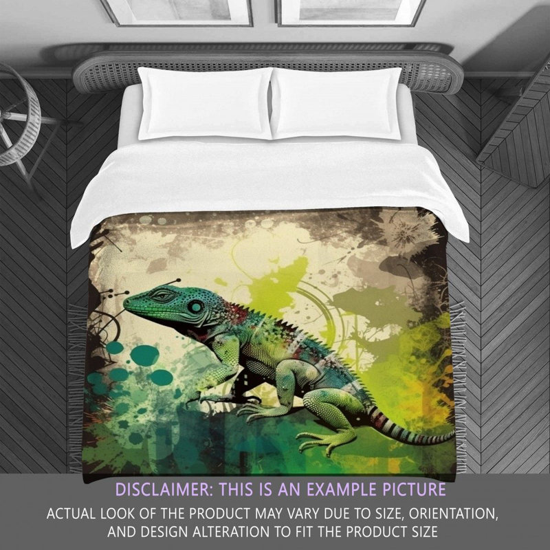 Stylish Lizard Bedding, King Comforter