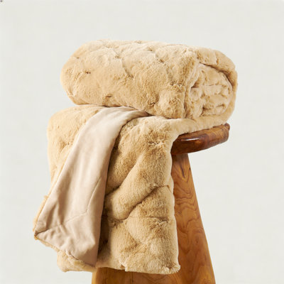 CloudNest Plush Faux Fur Throw Blanket