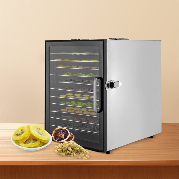 Hakka Commercial 12 Tray Food Dehydrator Electric Meat Fruit Jerky Dryer  Machine, 1500W