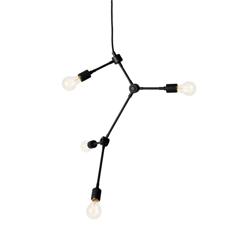 Lustre Tribeca moderne clair, Cuivre, 62” Length x 22” Width x 22” Height