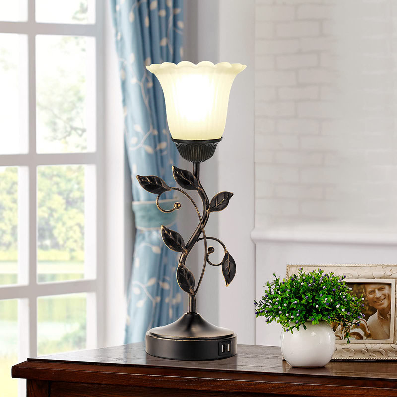Lampe fantaisie en métal Huldah