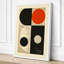 Quadrant Circles Mid-Century - Wrapped Canvas-131761558-131761565