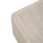 Outdoor Patio MGO Side Table With Beige Travertine Finish, Durable Lightweight Design For Indoor And Outdoor Use.