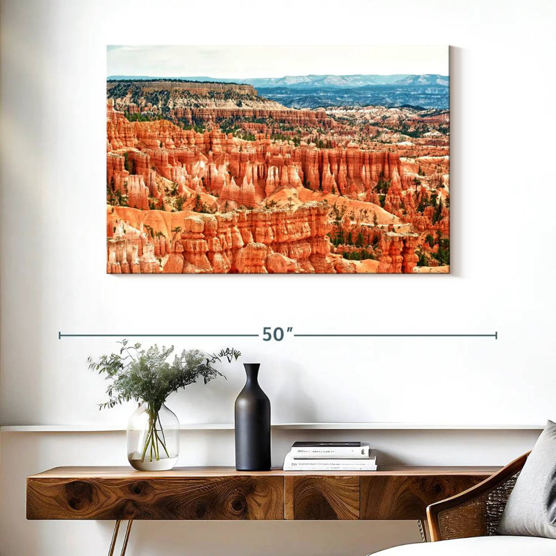 Vue matinale d'Alvord Bryce Canyon, H 26 po x l 39 po