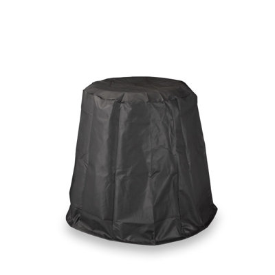 TIKI Brand Propane Fire Pit Cover, Use With Propane Fire Pit Base, Weatherproof, 33" x 33" x 27.5", Black