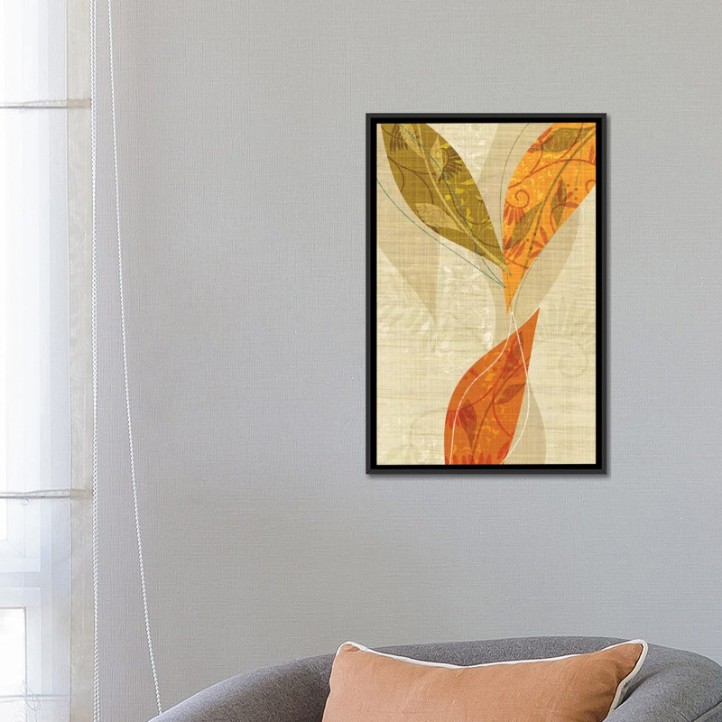 « natural harmonie ii », reproduction d’impression sur toile tendue, Pas de tapis, Toile avec cadre noir