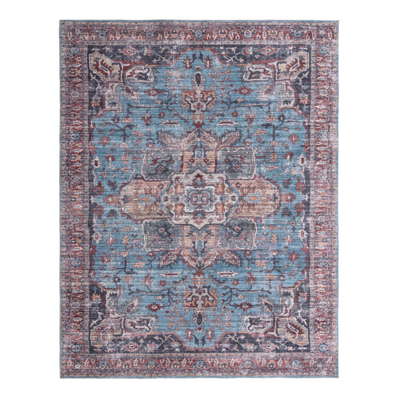 Heffington Oriental Indoor Rug, Rectangle 10'6" x 13'1"