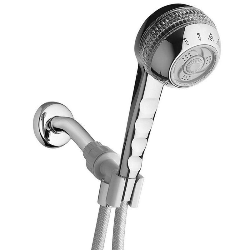Chrome Handheld Shower Head with Massage and Jet Spray