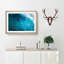 Wave Against Swanbourne Beach in Abstract - Picture Frame Graphic Art Print-55761605-55761606