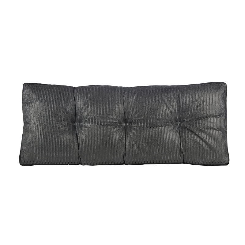 Omega Non-Slip Bench Cushion, Midnight Black, 35" W x 14" D