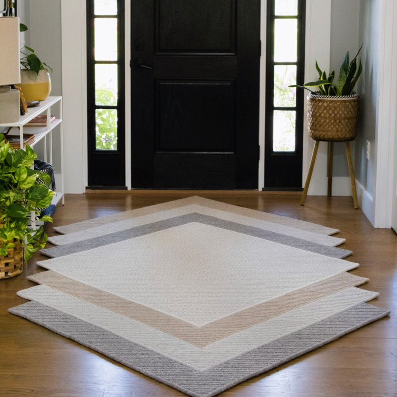Tapis en laine naturel Delano, Rectangle 10 pi x 1 pi 2 po