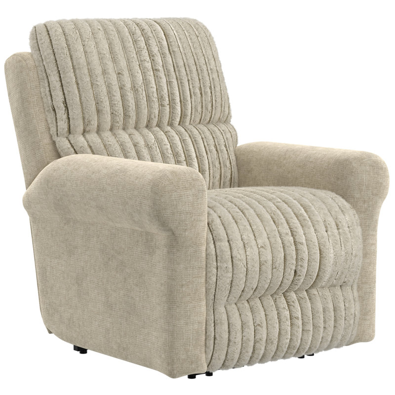 Doryan Swivel Glider Recliner, Cream, Power