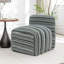 Fauteuil d'appoint rembourré sans accoudoirs-384289377