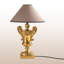 Lampe de chevet Golden Fabric Cap-1116076312