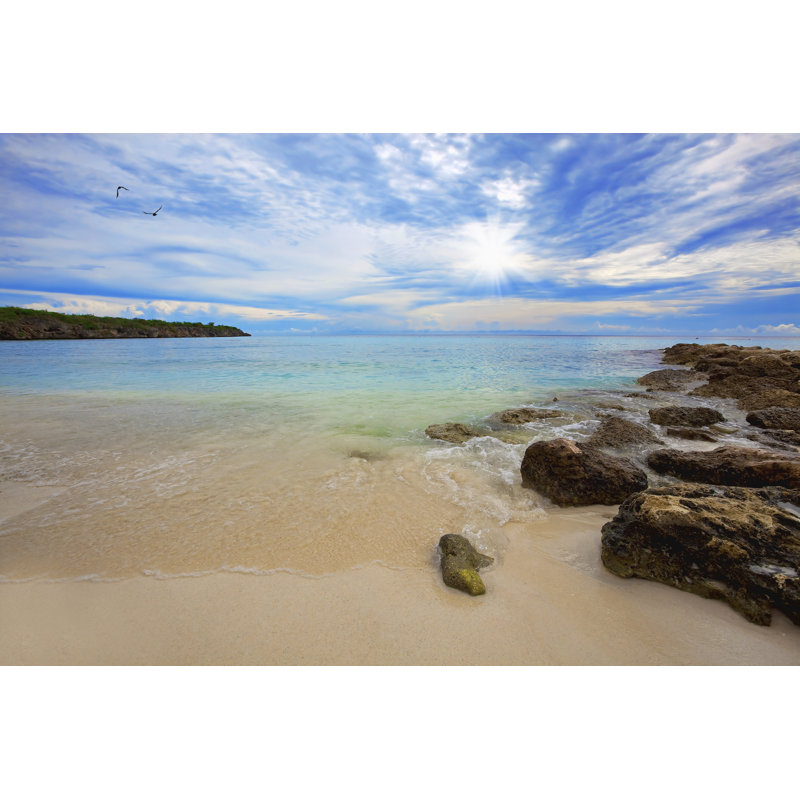 Turquoise Curacao by Kjorgen - Wrapped Canvas Print, 30cm H x 46cm W 