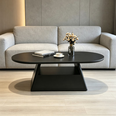Table basse en ardoise simple avec rangement