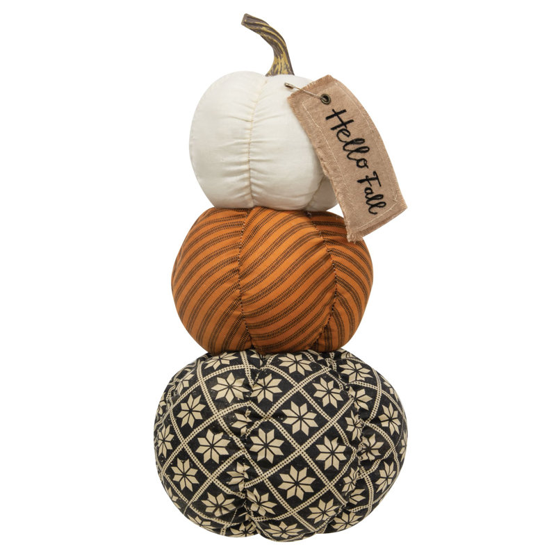 Hello Fall - citrouille empilée