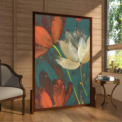 Modern Graffiti Floral Screen