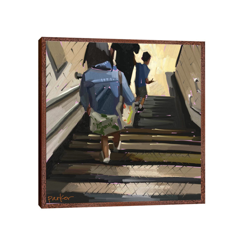 The Tube by Teddi Parker - Gallery-Wrapped Canvas Giclée on Canvas, 45.72 cm H x 45.72 cm W, Classic Wood Framed