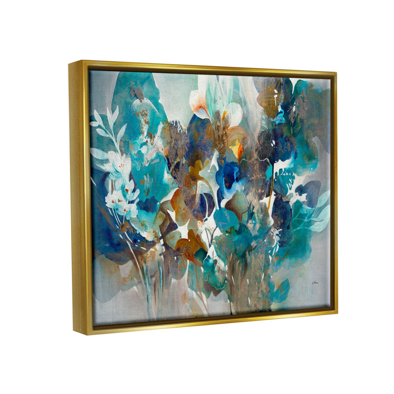 Arrangement de pétales de fleurs mixtes, estampe numérique par K. Nari, H 17 po x l 21 po x P 1,7 po