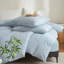 Ensemble de housse de couette en vichy 100% coton délavé à carreaux XINMIANFANG Gingham-121478533-121478539