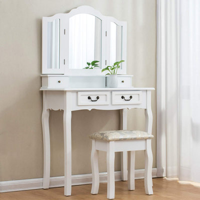 Conde Dressing Table with Mirror