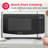 Frigidaire 1.2 Cu. Ft. 1,000 Watt Countertop Microwave with 10 Power Levels, 8 Auto Cook Menus, Auto Defrost, Child Safety Lock, Stainless Steel