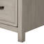 Table de chevet 2 tiroirs en bois massif Dovie avec chargeur USB